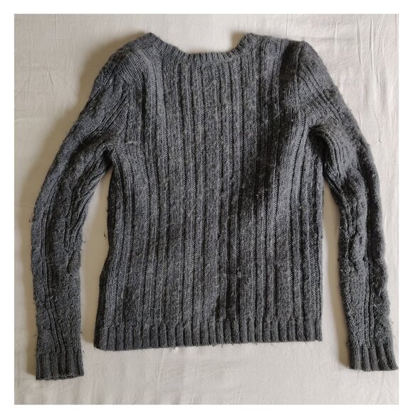 Hollister Womens Cable Knit Wool Cardigan. - Picture 2 of 4